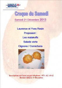 croque du 21 décembre 2013