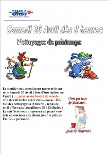 nettoyages de printemps 2014