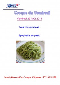 croque du 29 Août 2014