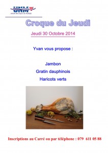 croque du 30 Octobre 2014