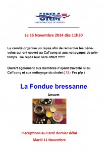repas des bénévoleslast