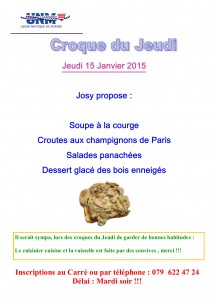 croque du 15 janvier 2015