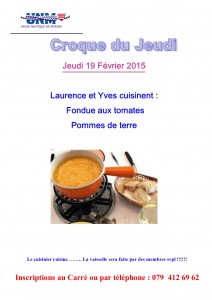 croque du 19 Févrierrb 2015