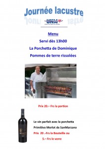 menu journee lacustre