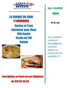croque du jeudi 17 Novembre 2016