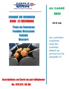 croque du Jeudi 22 Décembre 2016