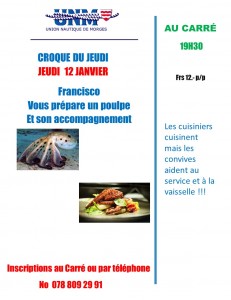 croque du Jeudi 12 Janvier 2017